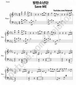BTS - Save me (piano)