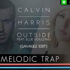 Calvin Harris - Outside (feat. Ellie Goulding)(минус)
