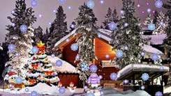 Новогодние и рождественские песни - Серебристые снежинки
