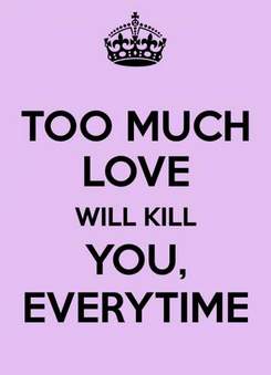Queen - To much love will kill you (minus)