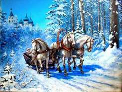 Русска народная - Три белых коня