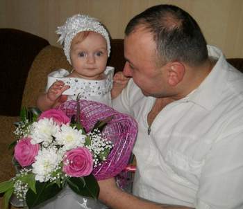 С днем рождения папа)) - Папе от дочки Софии