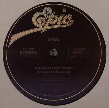 Sade - Sweetest Taboo (Extended Version)