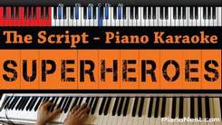The Script - Superheroes (Acoustic Piano Instrumental)